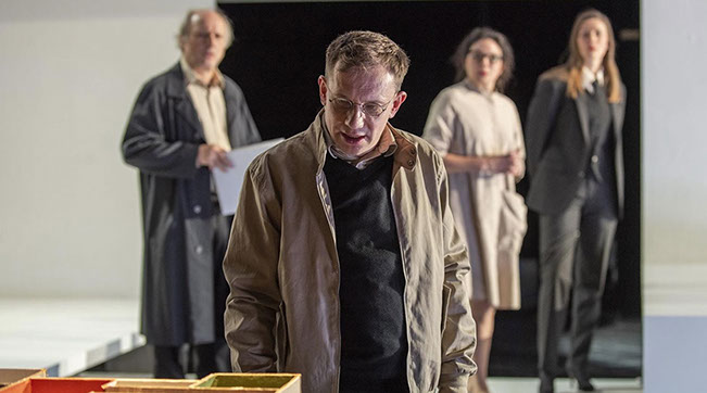 Die Abweichungen, Clemens Setz, Stuttgart, Regie Goerden, Bühne Merlo/Stengl, Burgstaller, Prietz, Köhler, Hauter, Foto Klein